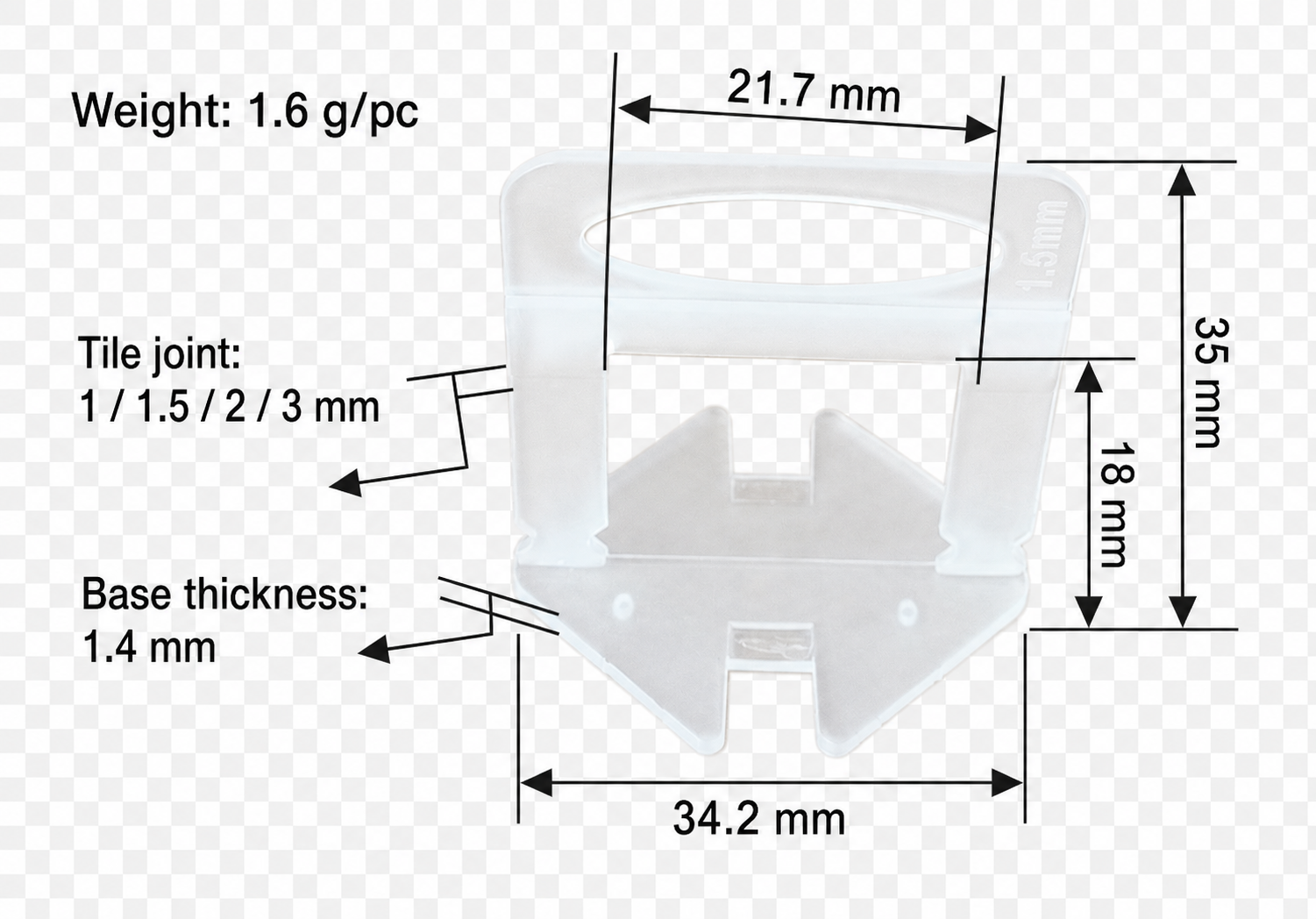 Slim Base Clips
