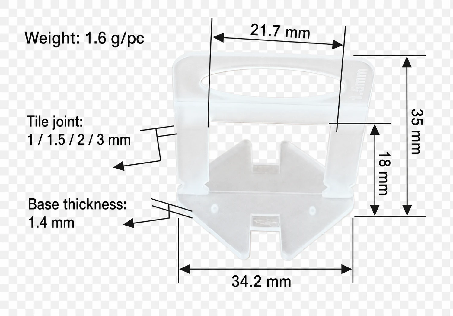 Slim Base Clips
